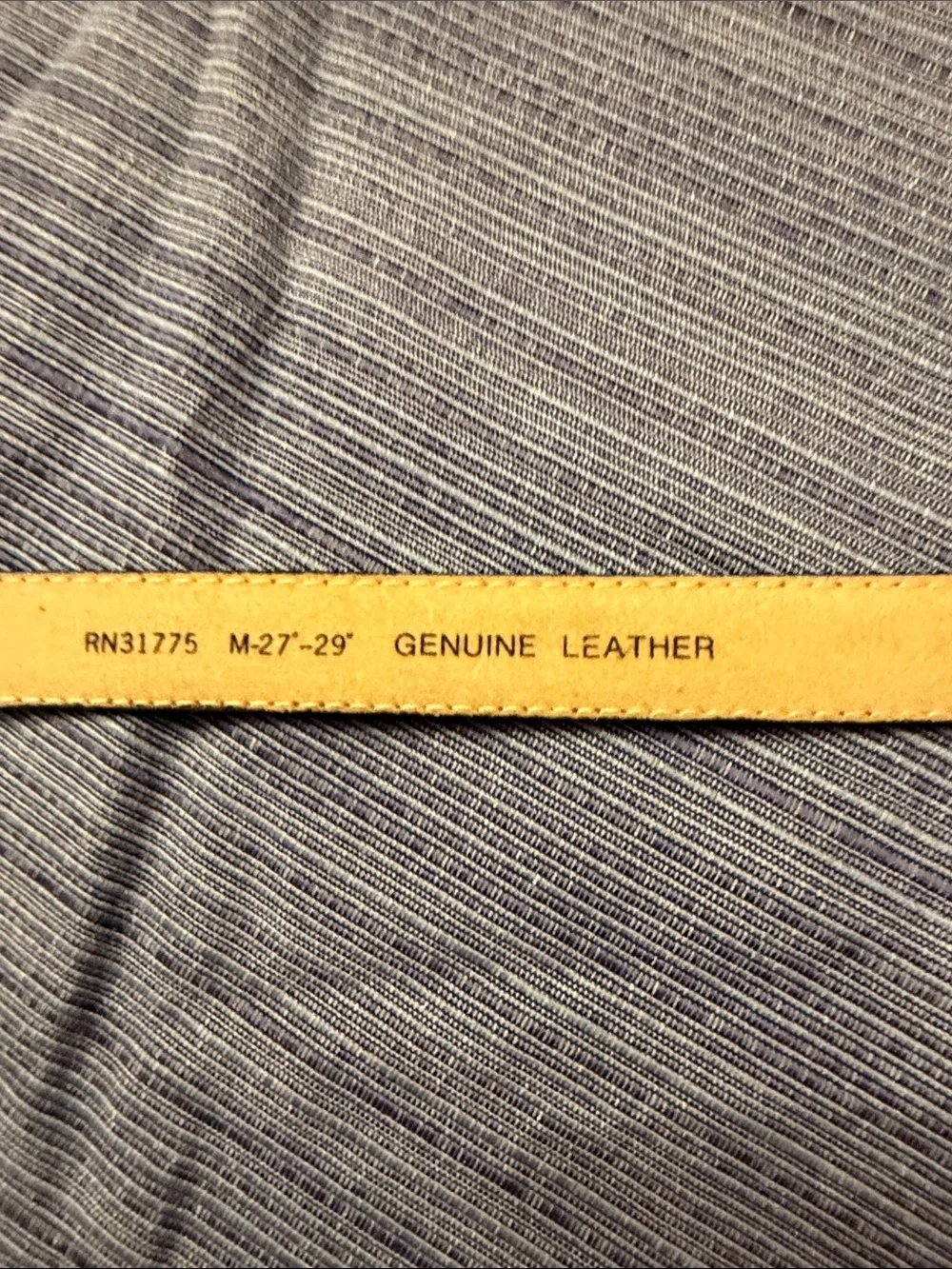 Women’s brown leather belt